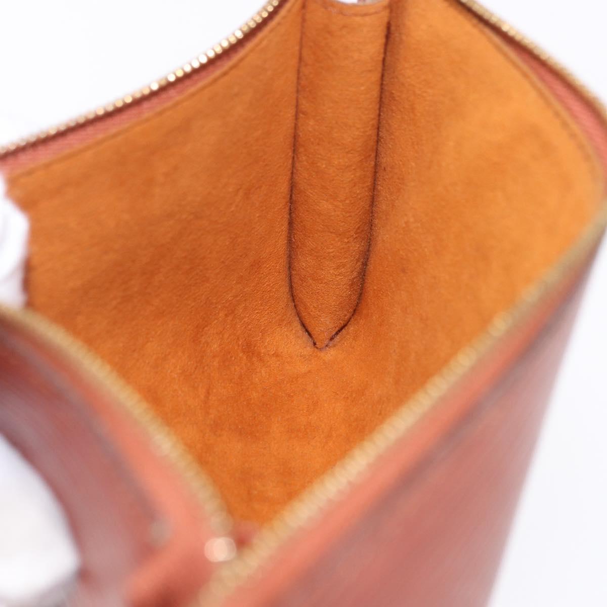 LOUIS VUITTON Epi Pochette Accessoires Accessory Pouch Brown M52983 Auth 194983A