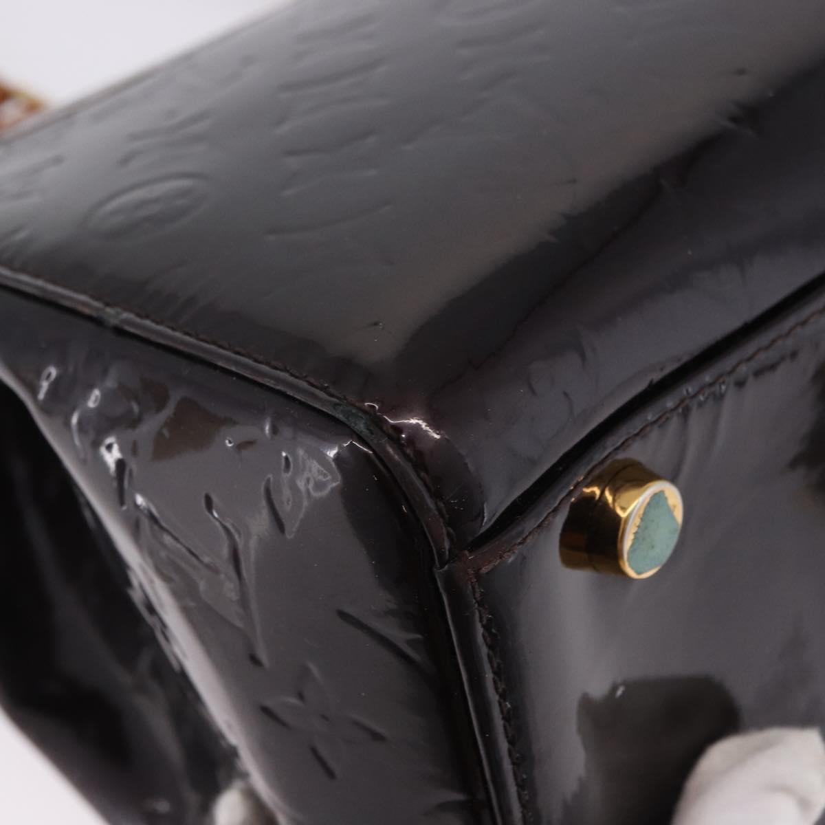 LOUIS VUITTON Monogram Vernis Blair GM Hand Bag Amarante M91616 LV Auth 194988