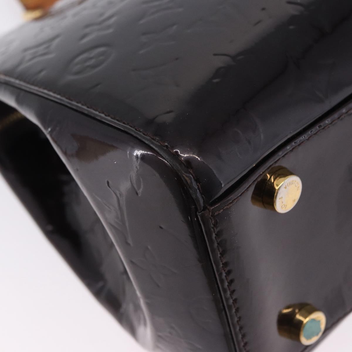 LOUIS VUITTON Monogram Vernis Blair GM Hand Bag Amarante M91616 LV Auth 194988