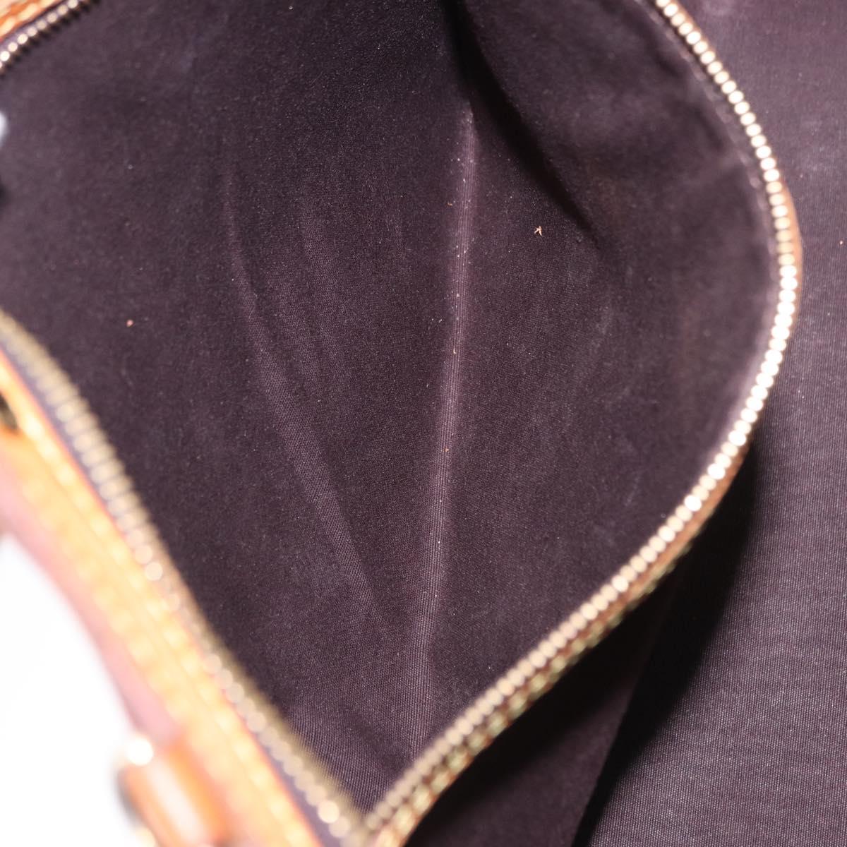 LOUIS VUITTON Monogram Vernis Blair GM Hand Bag Amarante M91616 LV Auth 194988