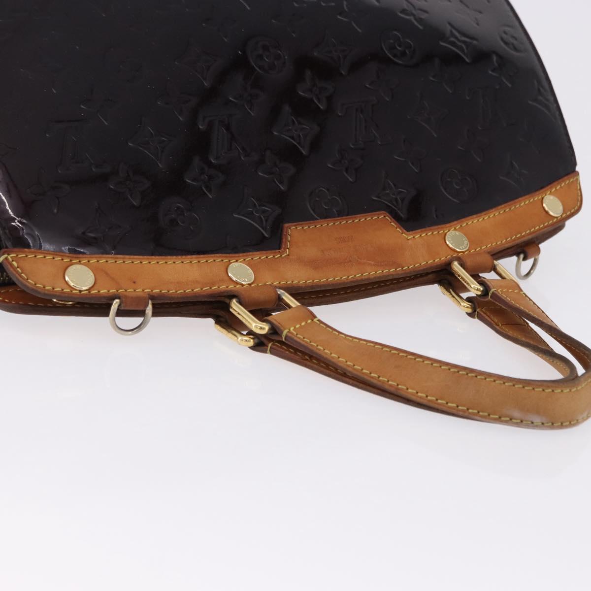 LOUIS VUITTON Monogram Vernis Blair GM Hand Bag Amarante M91616 LV Auth 194988