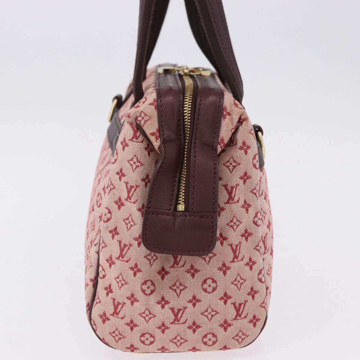 LOUIS VUITTON Monogram Mini Josephine PM Hand Bag Red M92216 LV Auth 194993