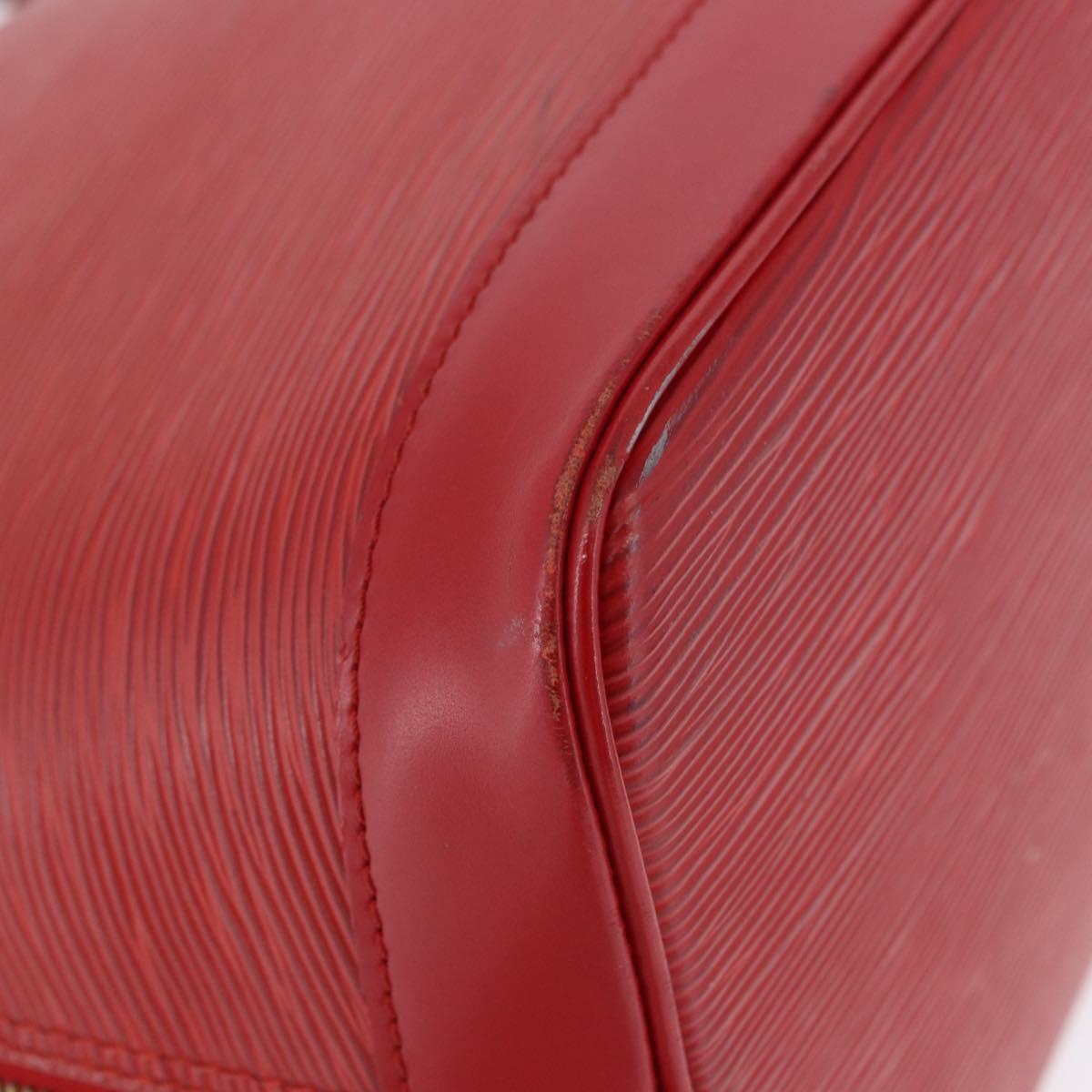 LOUIS VUITTON Epi Alma Hand Bag Castilian Red M52147 LV Auth 194996A