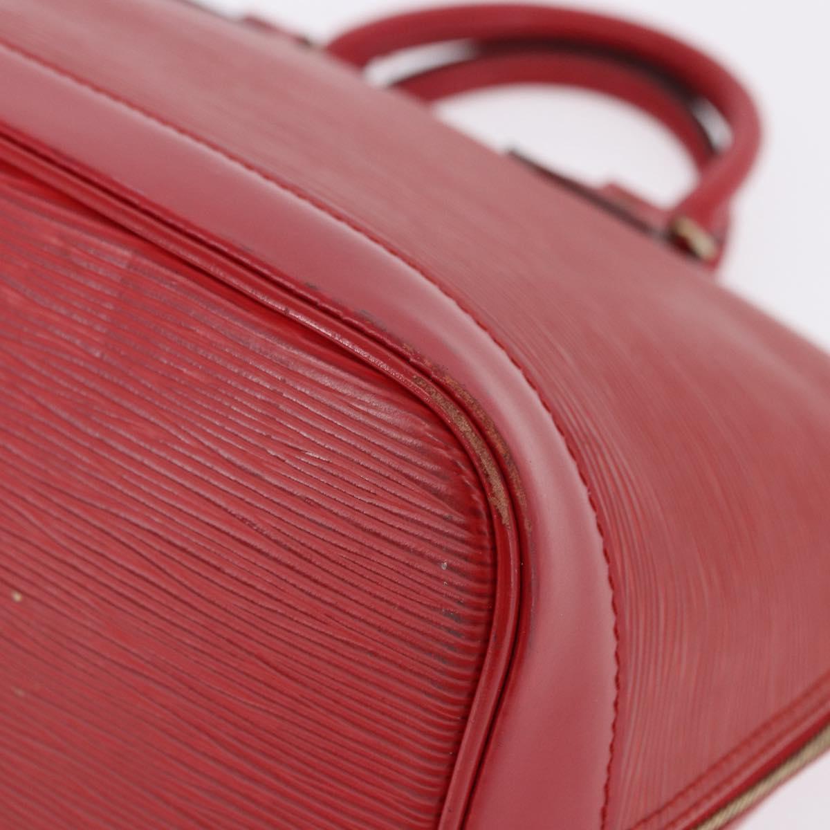 LOUIS VUITTON Epi Alma Hand Bag Castilian Red M52147 LV Auth 194996A