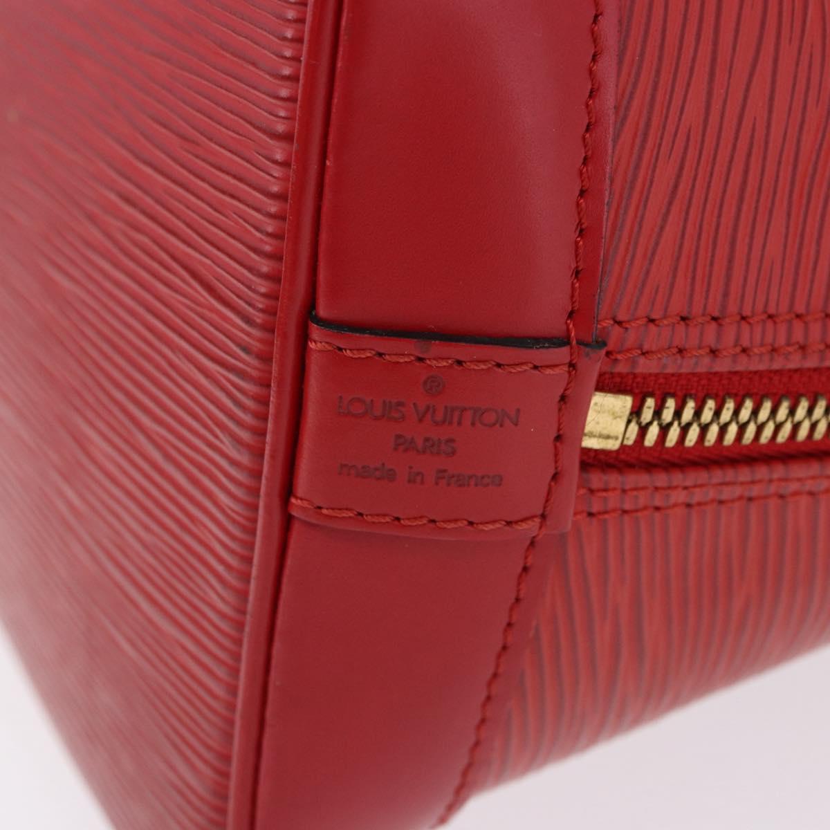 LOUIS VUITTON Epi Alma Hand Bag Castilian Red M52147 LV Auth 194996A