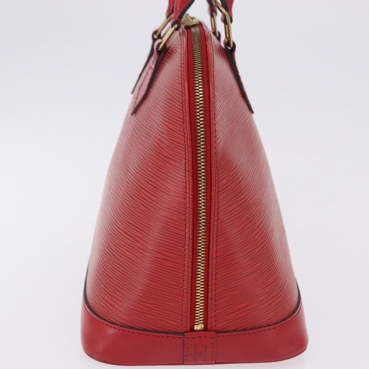 LOUIS VUITTON Epi Alma Hand Bag Castilian Red M52147 LV Auth 194996A