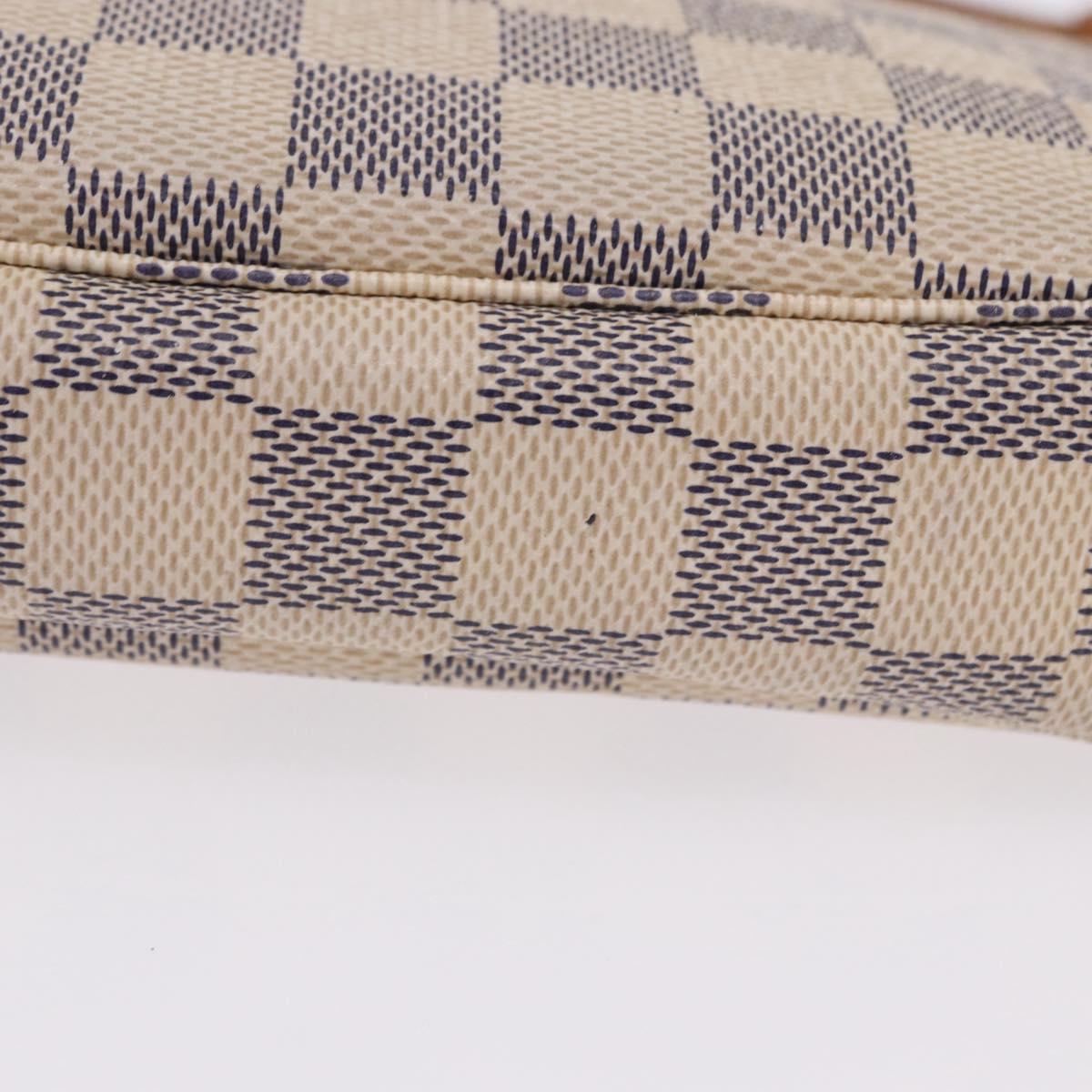 LOUIS VUITTON Damier Azur Pochette Accessoires Pouch N51986 LV Auth 194999