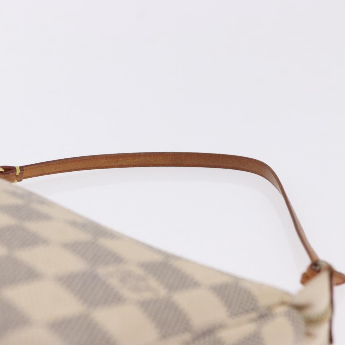 LOUIS VUITTON Damier Azur Pochette Accessoires Pouch N51986 LV Auth 194999