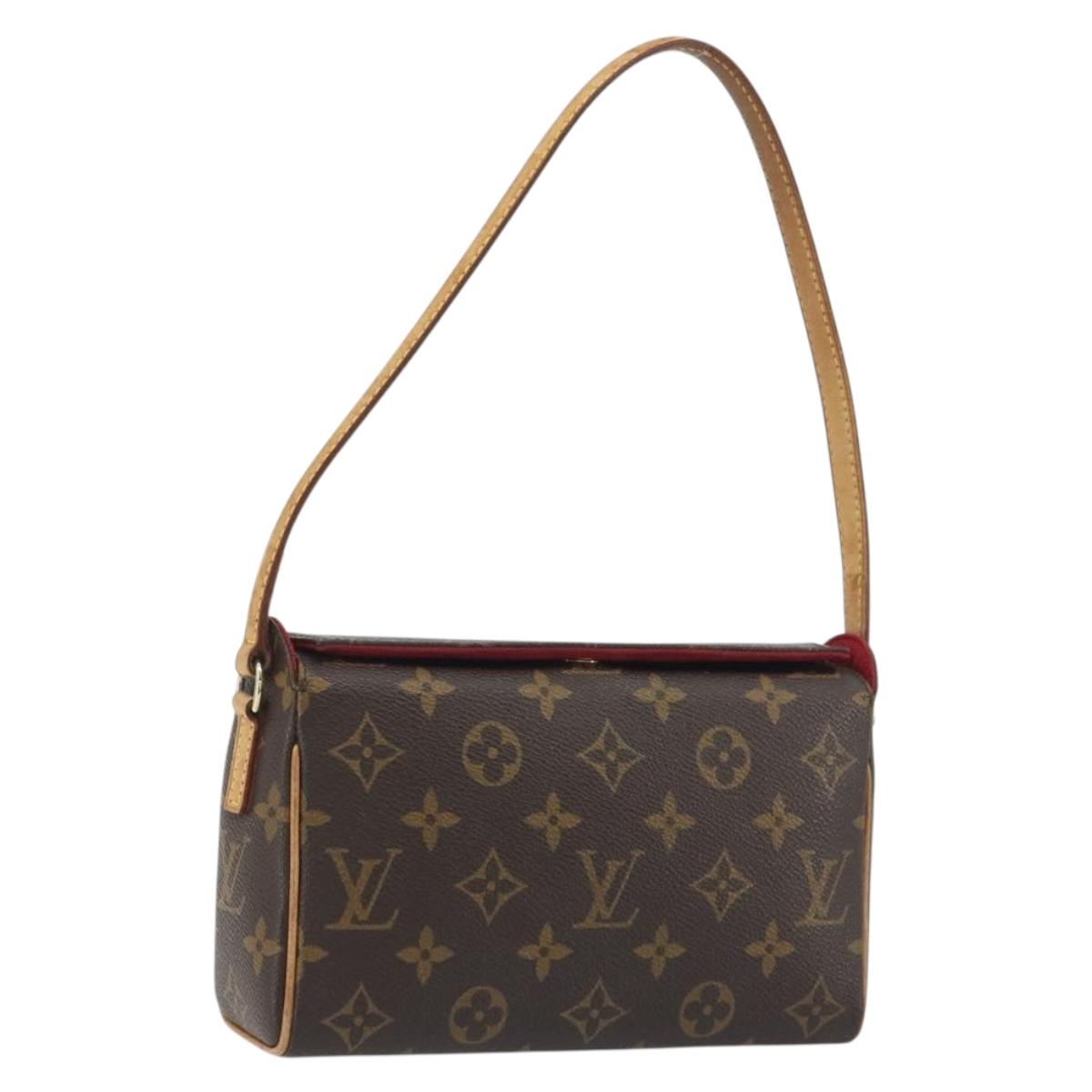 LOUIS VUITTON Monogram Recital Hand Bag M51900 LV Auth 195010A