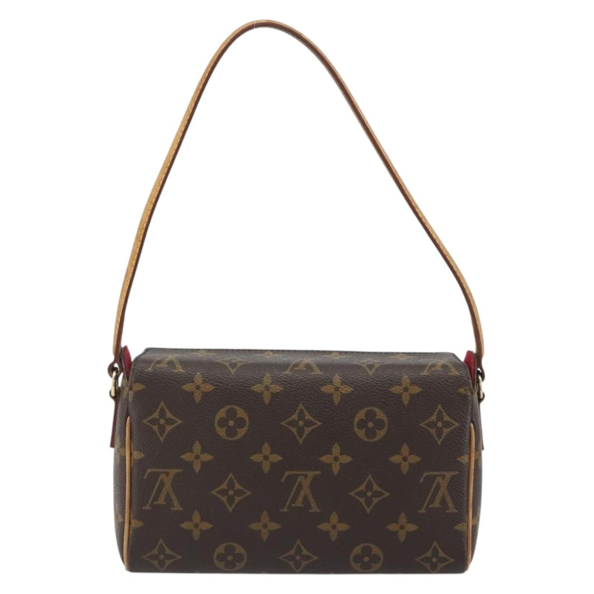 LOUIS VUITTON Monogram Recital Hand Bag M51900 LV Auth 195010A