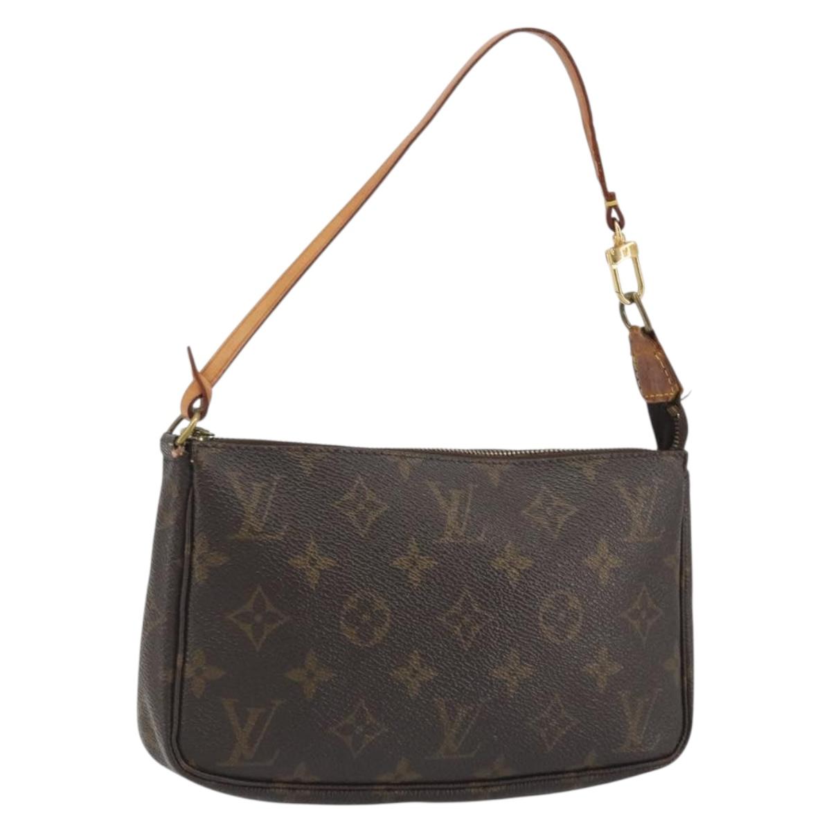 LOUIS VUITTON Monogram Pochette Accessoires Pouch M51980 LV Auth 195016