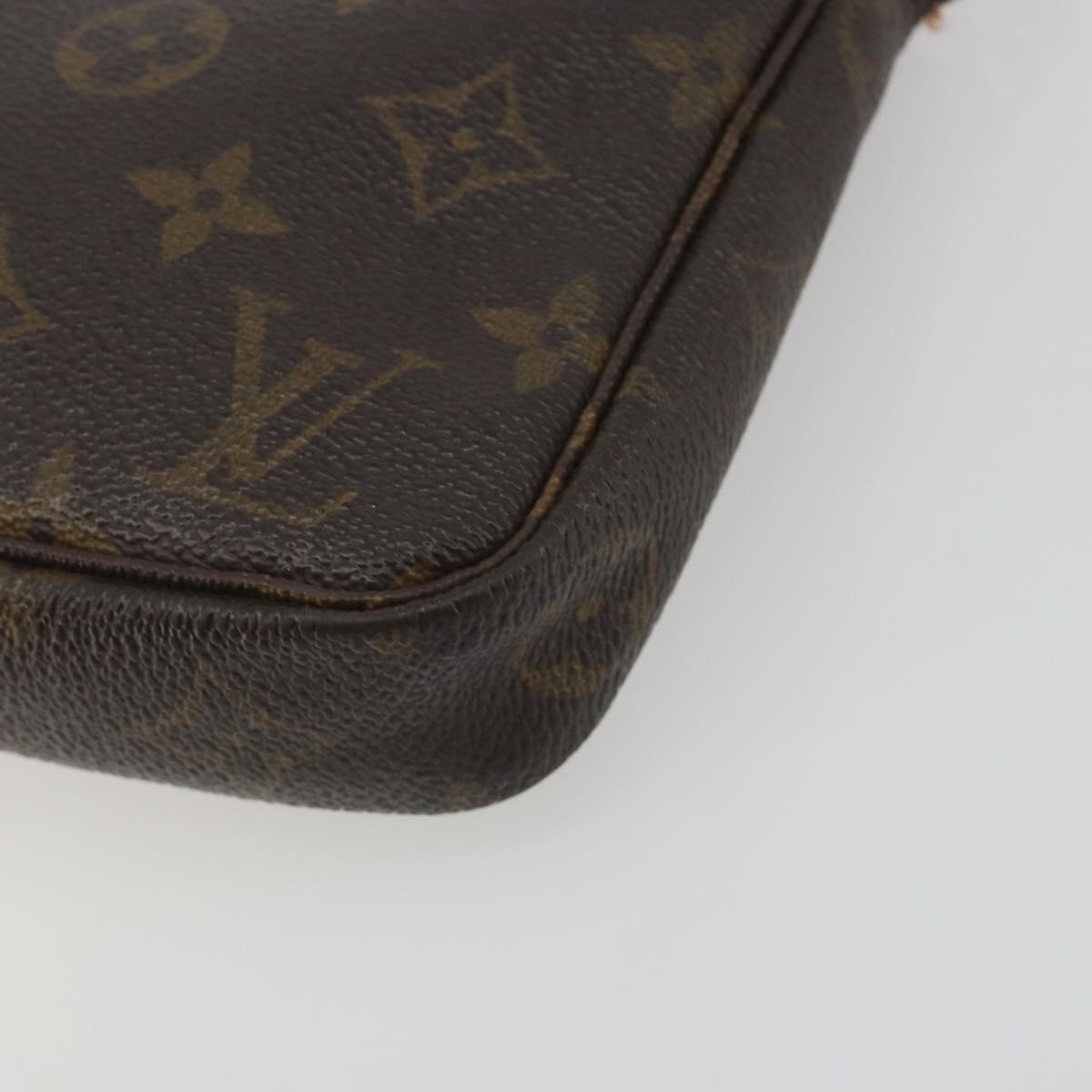 LOUIS VUITTON Monogram Pochette Accessoires Pouch M51980 LV Auth 195016