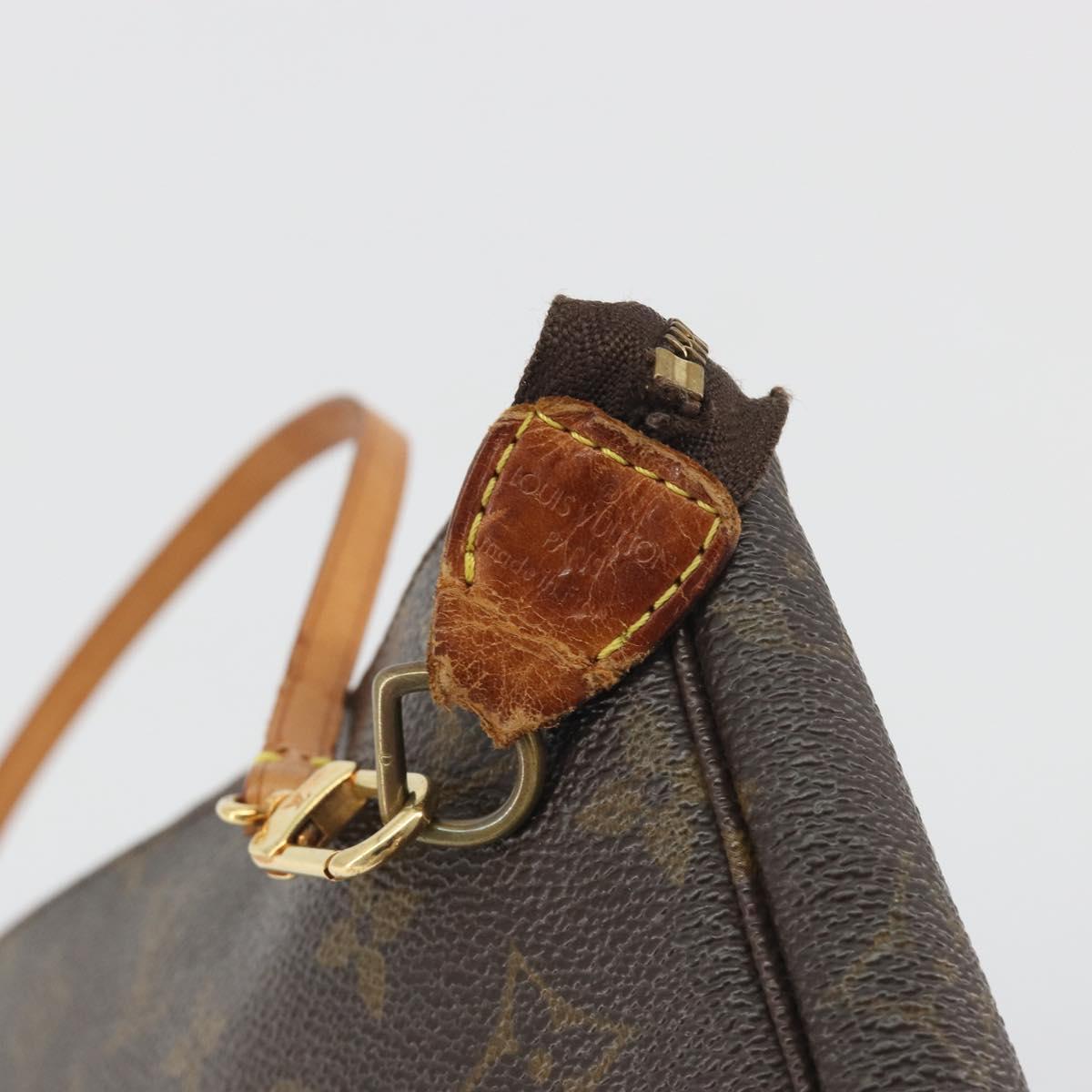 LOUIS VUITTON Monogram Pochette Accessoires Pouch M51980 LV Auth 195016