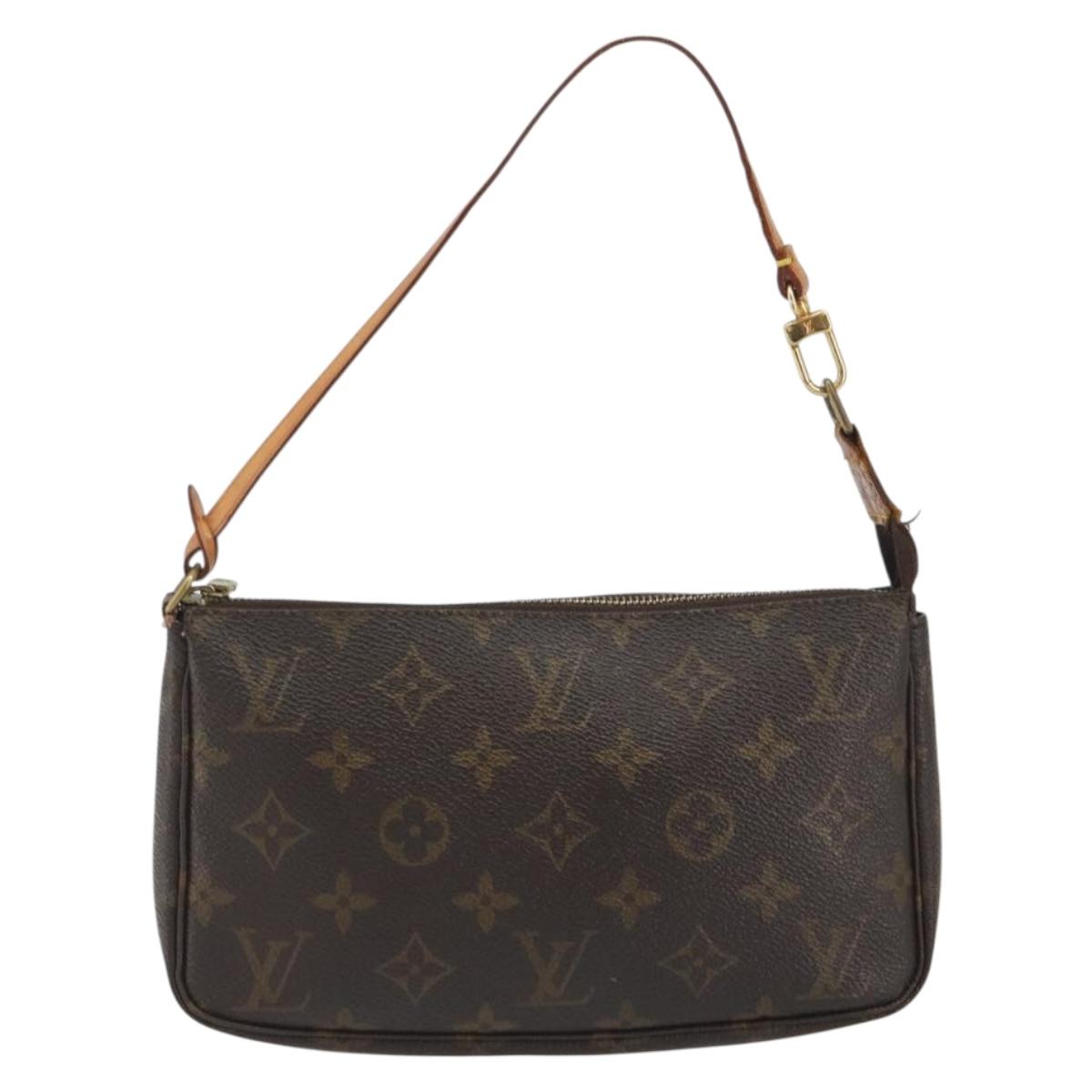 LOUIS VUITTON Monogram Pochette Accessoires Pouch M51980 LV Auth 195016