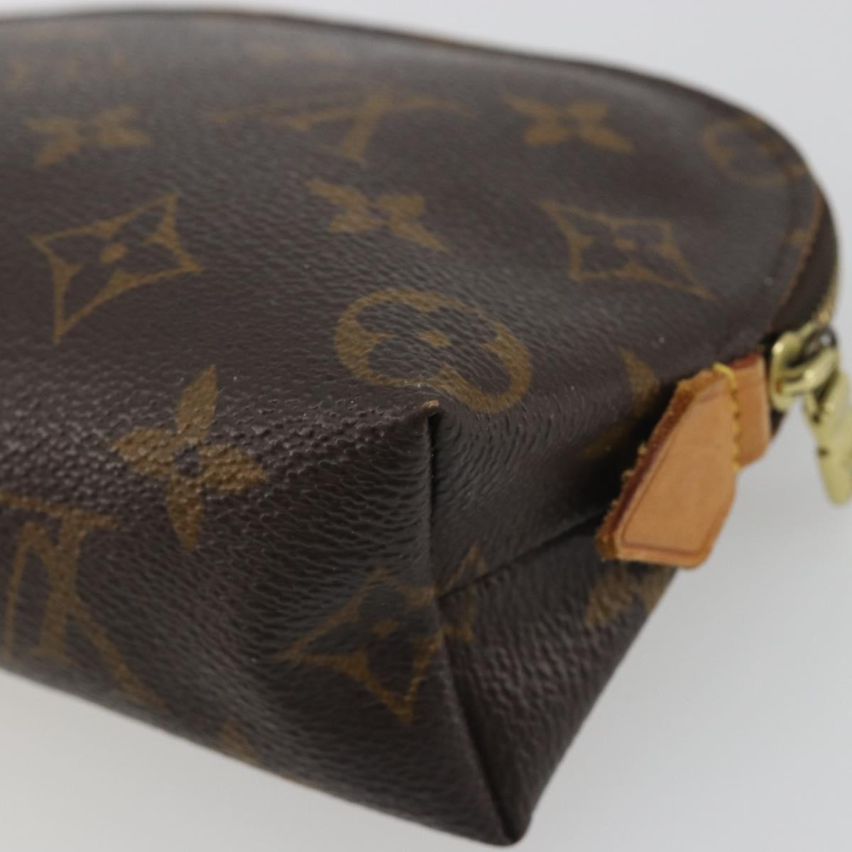 LOUIS VUITTON Monogram Pochette Cosmetic PM Pouch M43998 LV Auth 195018