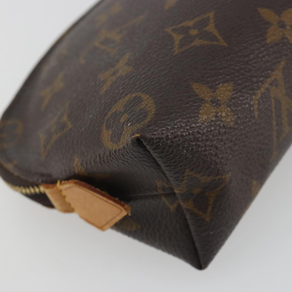 LOUIS VUITTON Monogram Pochette Cosmetic PM Pouch M43998 LV Auth 195018