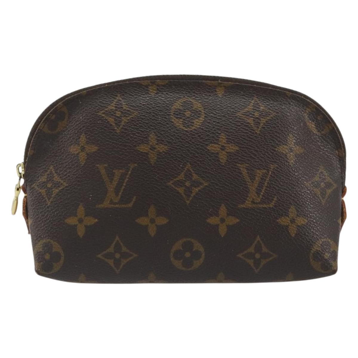 LOUIS VUITTON Monogram Pochette Cosmetic PM Pouch M43998 LV Auth 195018