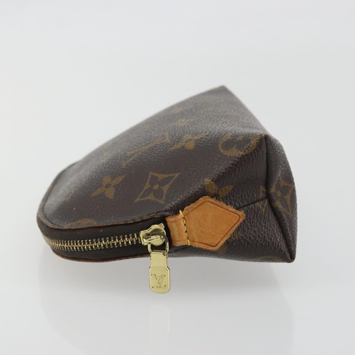 LOUIS VUITTON Monogram Pochette Cosmetic PM Pouch M43998 LV Auth 195018