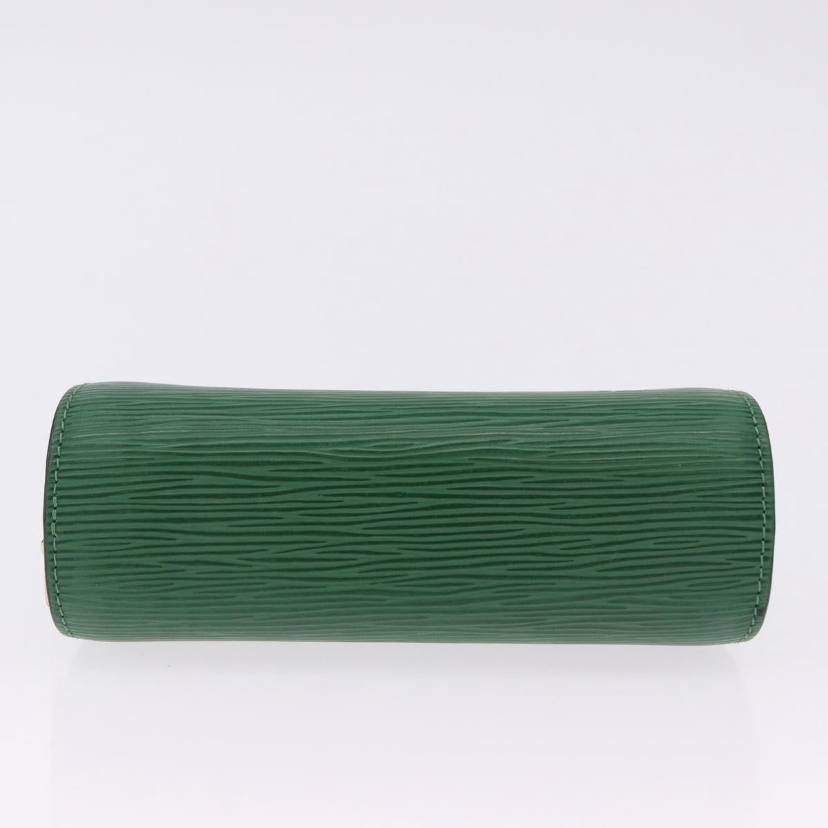 LOUIS VUITTON Epi Dauphine PM Pouch Green M48444 LV Auth 195021