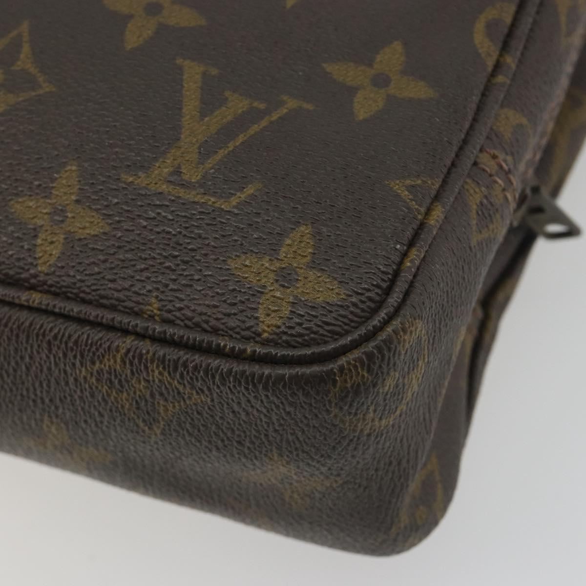 LOUIS VUITTON Monogram Trousse Toilette 23 Clutch Bag M47524 LV Auth 195030