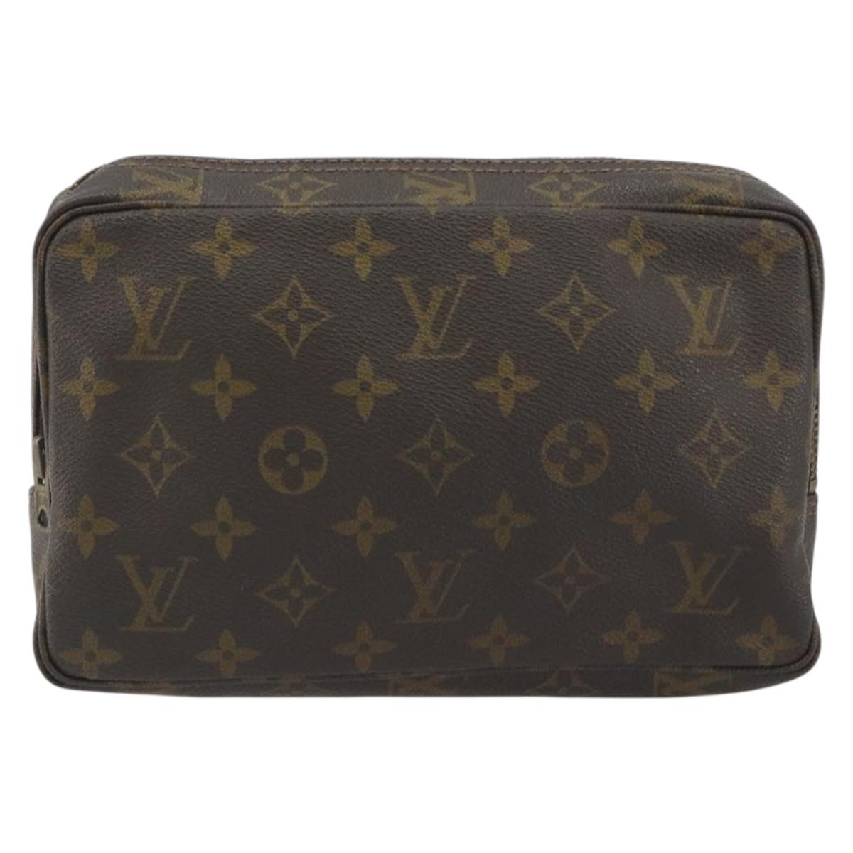 LOUIS VUITTON Monogram Trousse Toilette 23 Clutch Bag M47524 LV Auth 195030