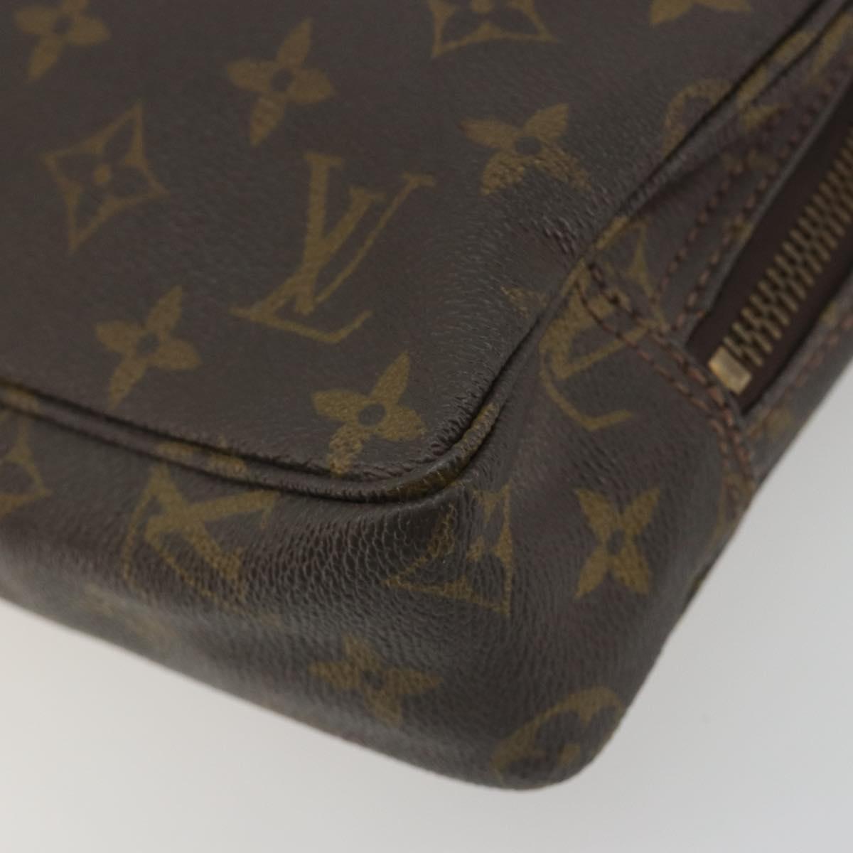 LOUIS VUITTON Monogram Trousse Toilette 23 Clutch Bag M47524 LV Auth 195030