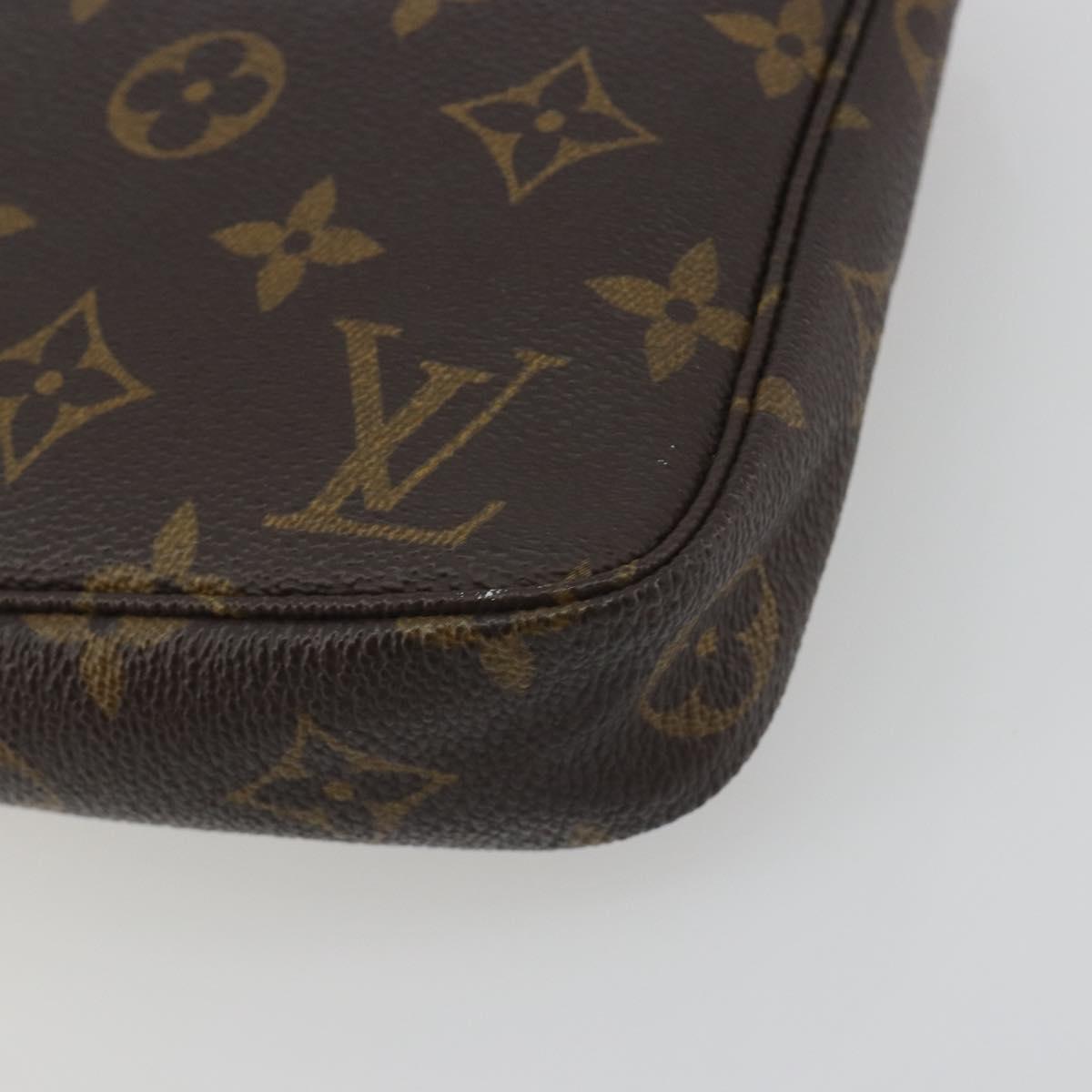 LOUIS VUITTON Mini Pochette Accessoires Accessory Pouch N41667 LV Auth 195032