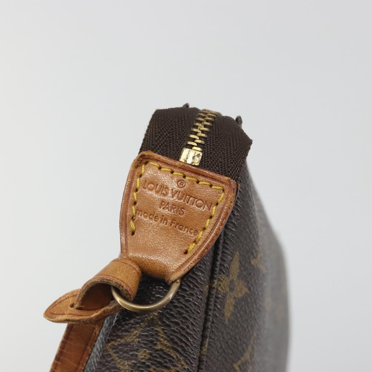 LOUIS VUITTON Mini Pochette Accessoires Accessory Pouch N41667 LV Auth 195032