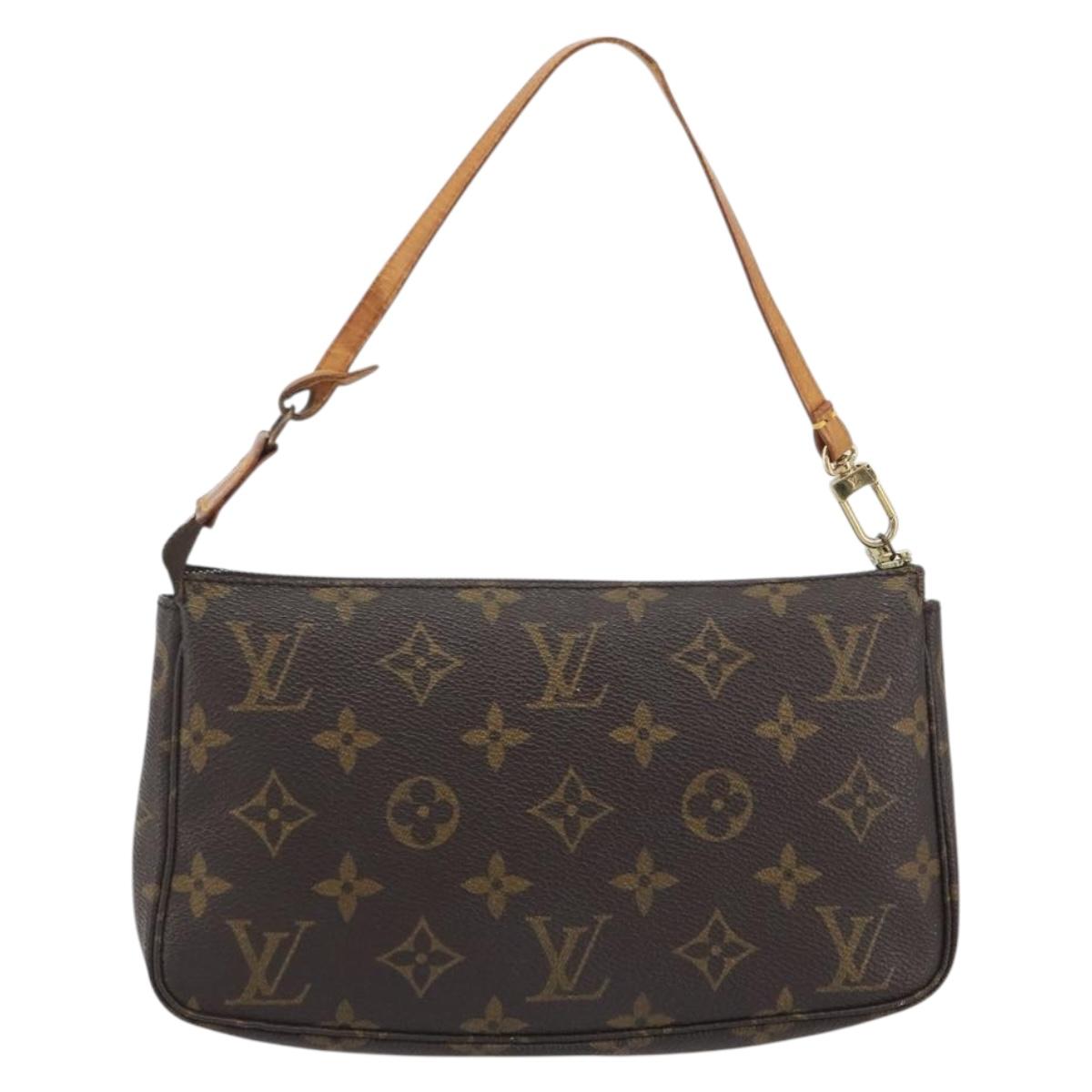 LOUIS VUITTON Mini Pochette Accessoires Accessory Pouch N41667 LV Auth 195032