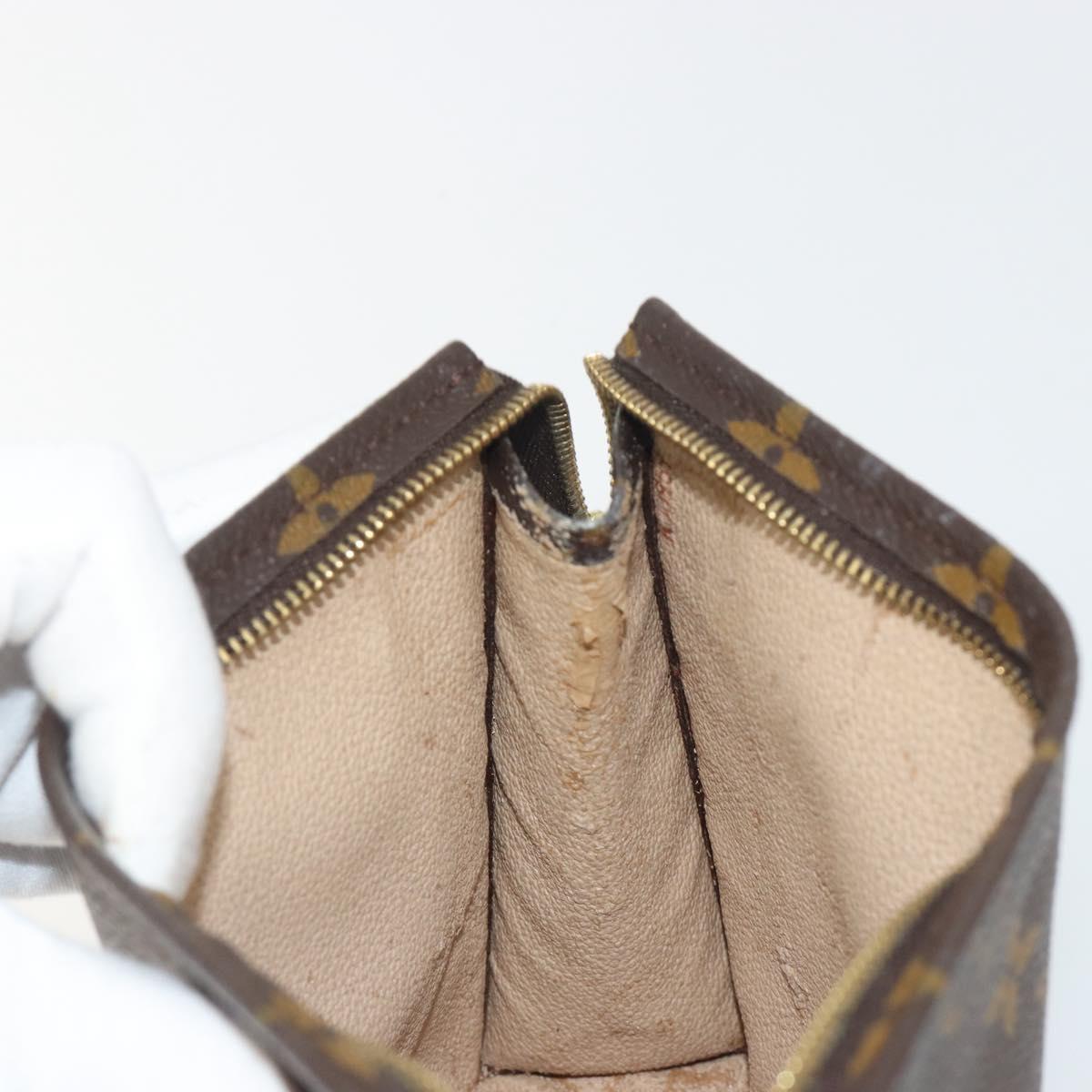 LOUIS VUITTON Monogram Poche Toilette 19 Pouch M47544 LV Auth 195034