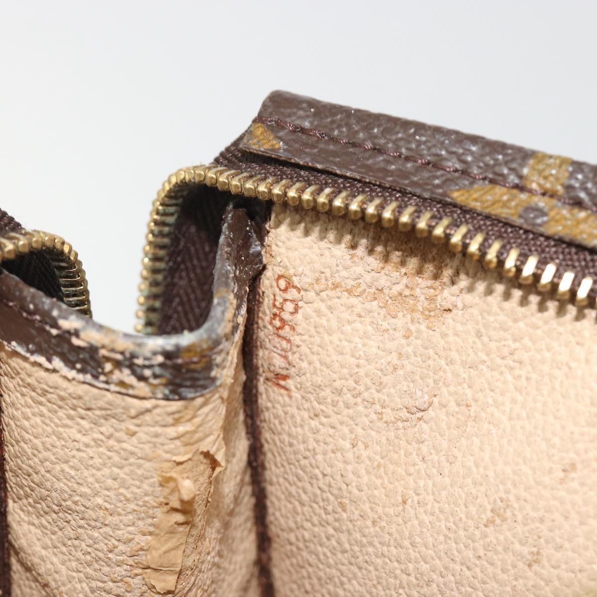 LOUIS VUITTON Monogram Poche Toilette 19 Pouch M47544 LV Auth 195034
