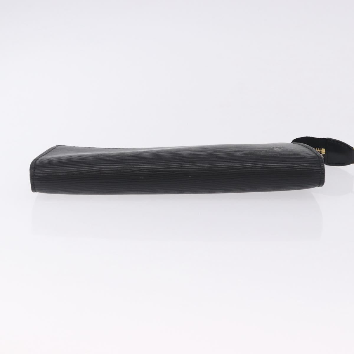 LOUIS VUITTON Epi Pochette Accessoires Accessory Pouch Black M52982 Auth 195038