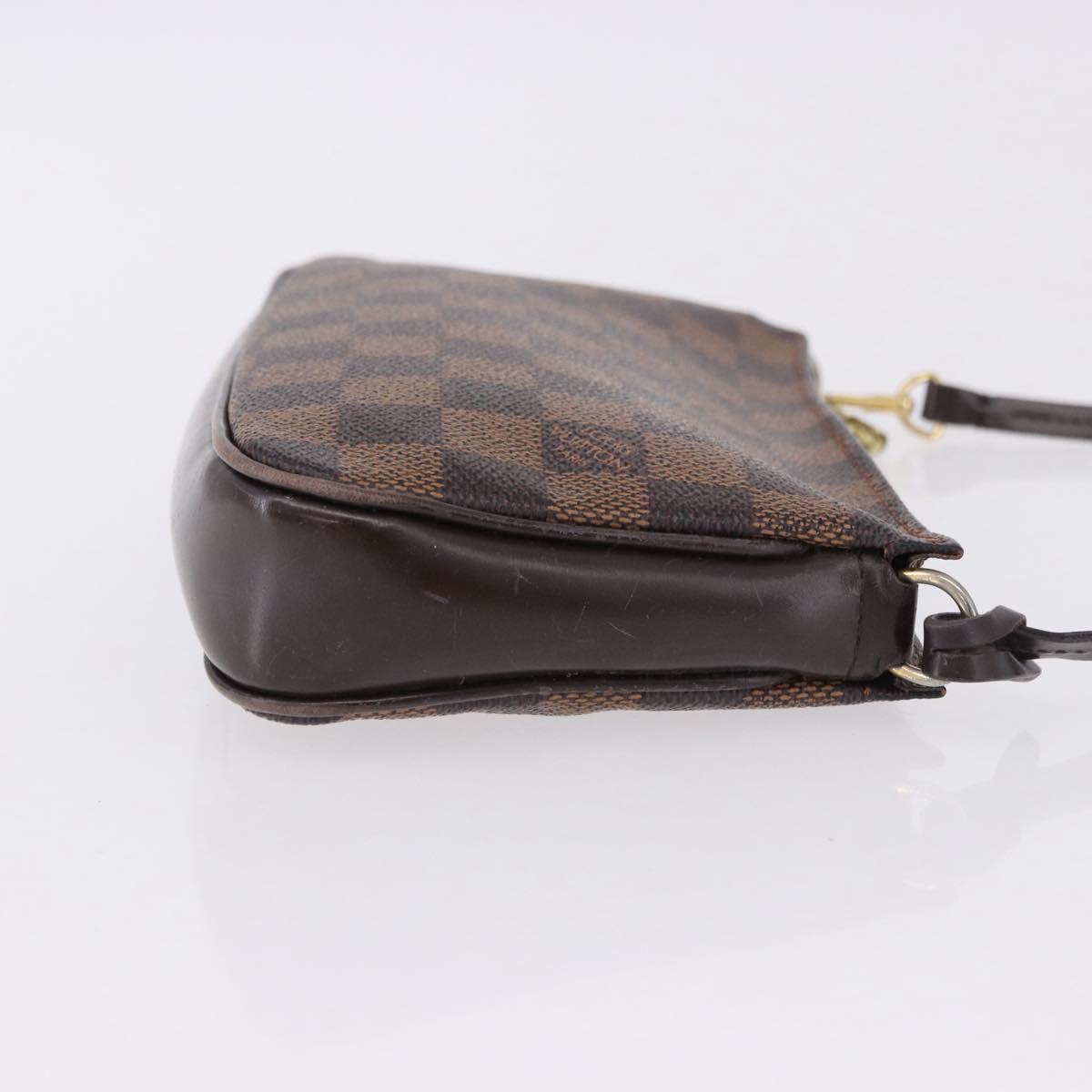 LOUIS VUITTON Damier Ebene Navona Accessory Pouch N51983 LV Auth 195041