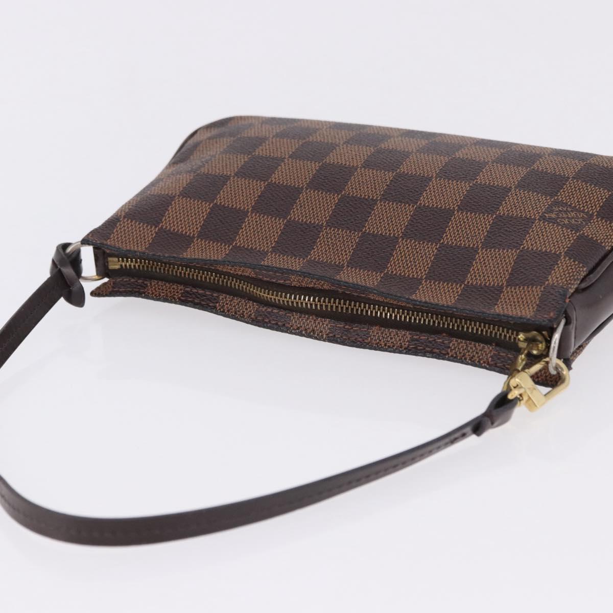 LOUIS VUITTON Damier Ebene Navona Accessory Pouch N51983 LV Auth 195041