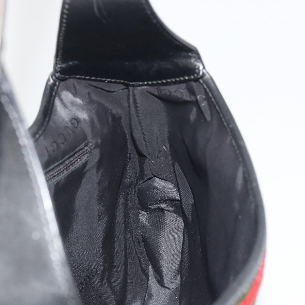 GUCCI Jackie Shoulder Bag Velor Multicolor Silver 001 3306 Auth 195044