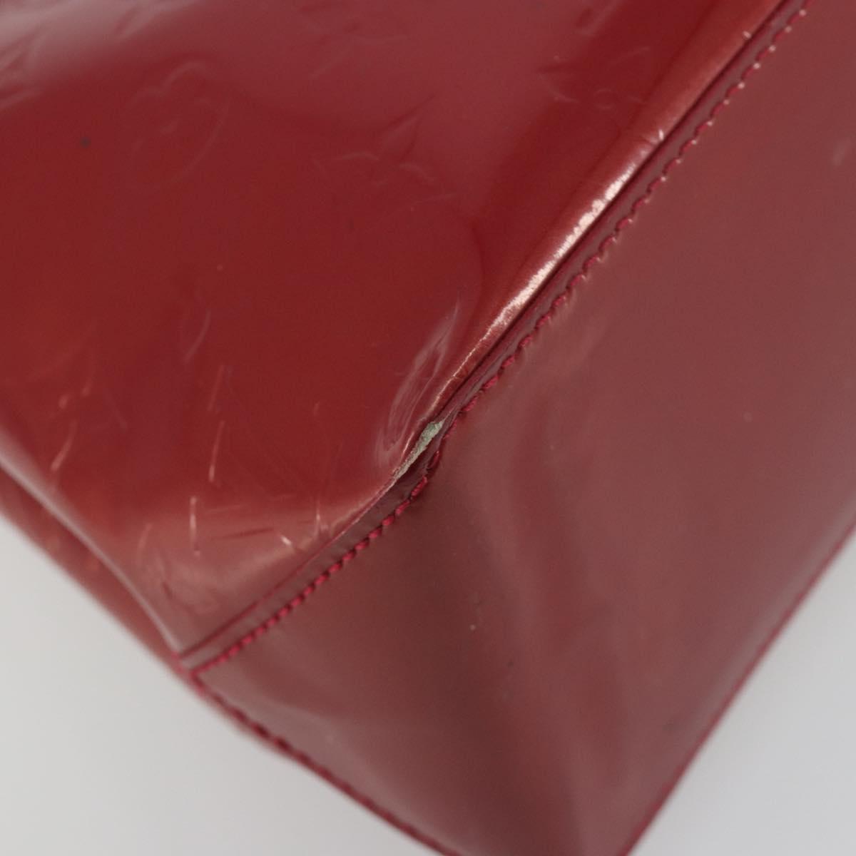 LOUIS VUITTON Monogram Vernis Wilshire PM Bag Pomme D'amour M93642 Auth 195049A