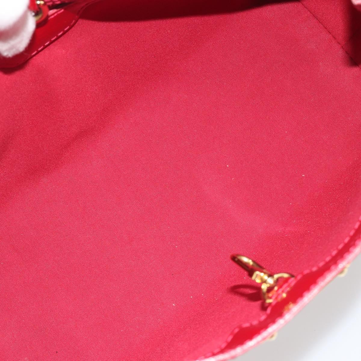 LOUIS VUITTON Monogram Vernis Wilshire PM Bag Pomme D'amour M93642 Auth 195049A