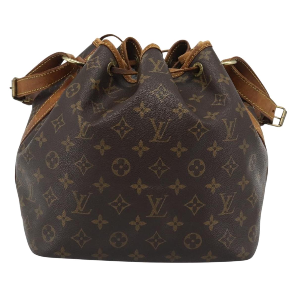 LOUIS VUITTON Monogram Petit Noe Shoulder Bag M42226 LV Auth 195050