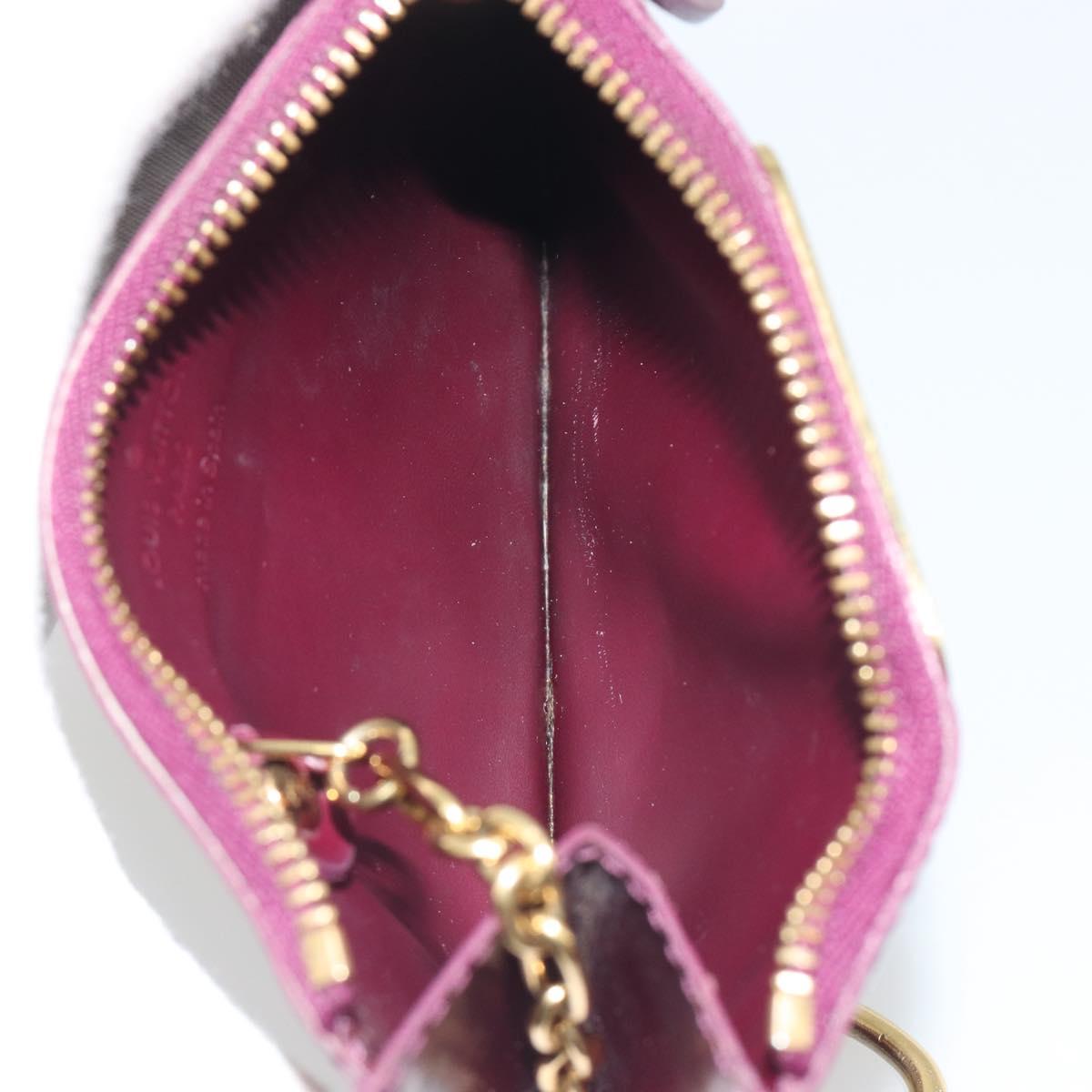 LOUIS VUITTON Monogram Vernis Pochette Cles NM Violet M93560 LV Auth 195058