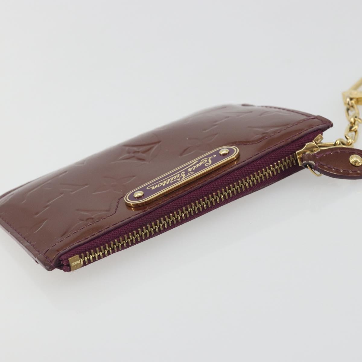 LOUIS VUITTON Monogram Vernis Pochette Cles NM Violet M93560 LV Auth 195058
