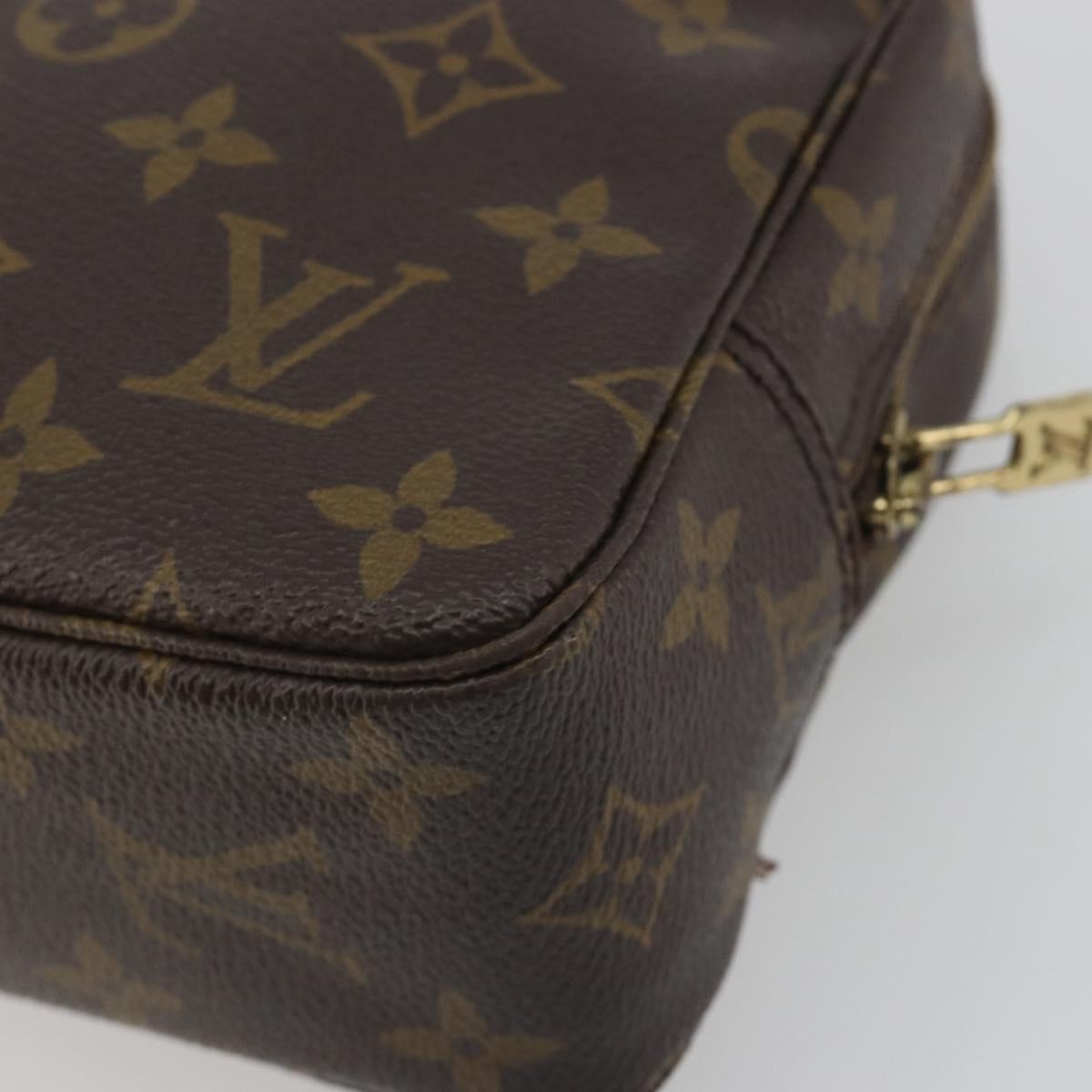 LOUIS VUITTON Monogram Trousse Toilette 23 Clutch Bag M47524 LV Auth 195063