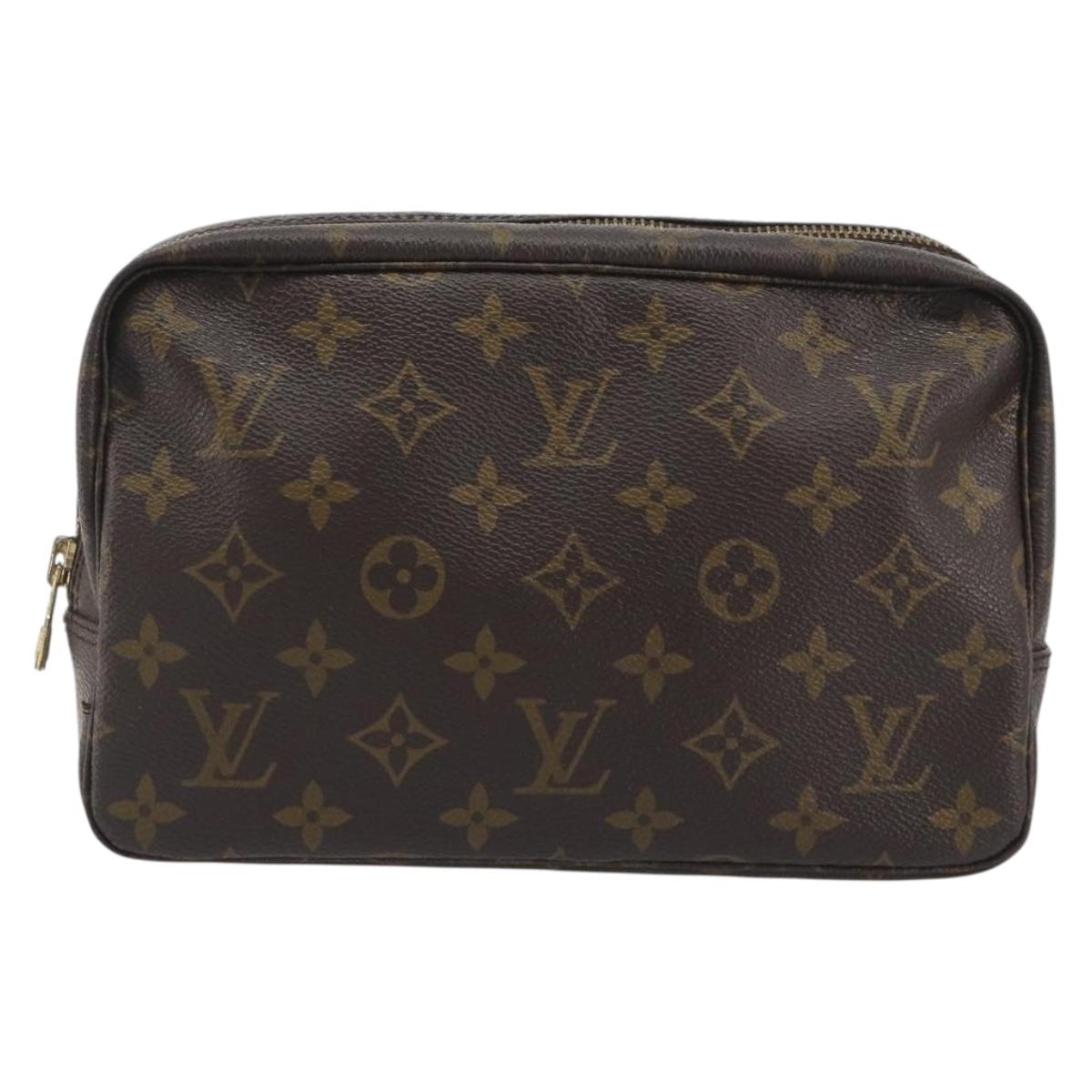 LOUIS VUITTON Monogram Trousse Toilette 23 Clutch Bag M47524 LV Auth 195063