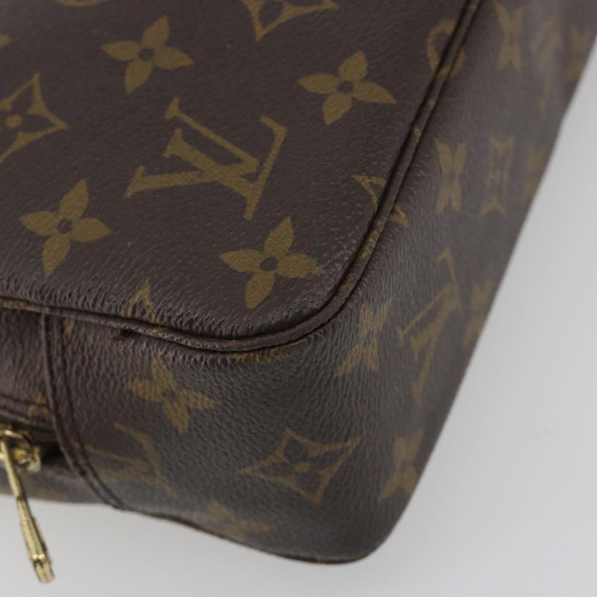 LOUIS VUITTON Monogram Trousse Toilette 23 Clutch Bag M47524 LV Auth 195063