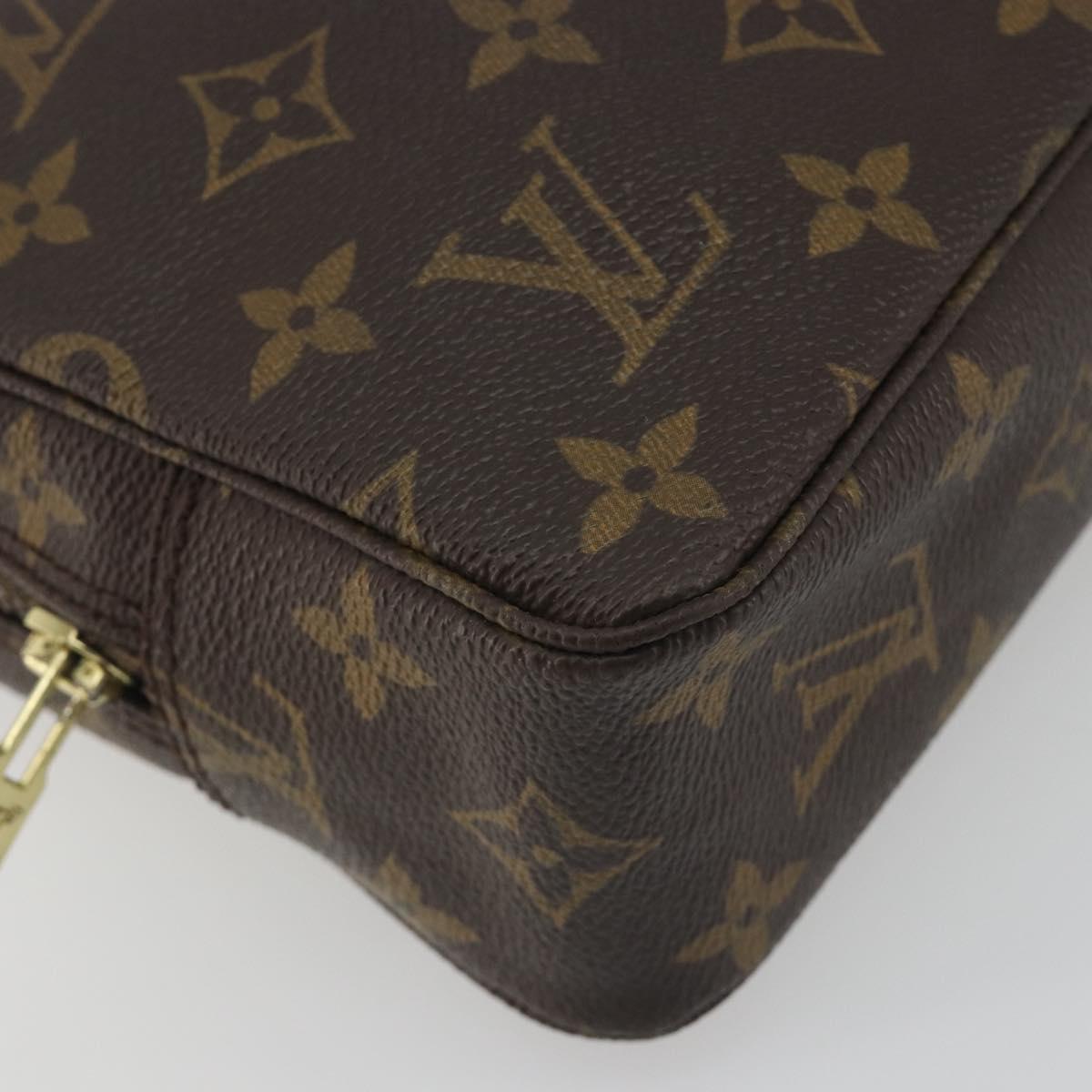 LOUIS VUITTON Monogram Trousse Toilette 23 Clutch Bag M47524 LV Auth 195066