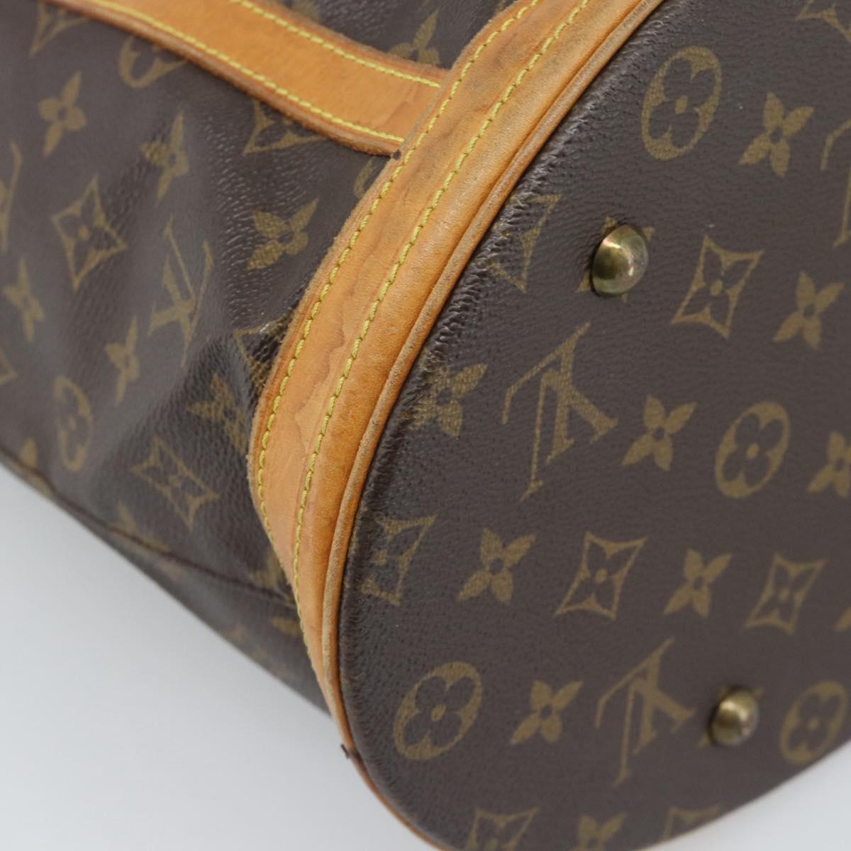 LOUIS VUITTON Monogram Bucket GM Shoulder Bag M42236 LV Auth 195072