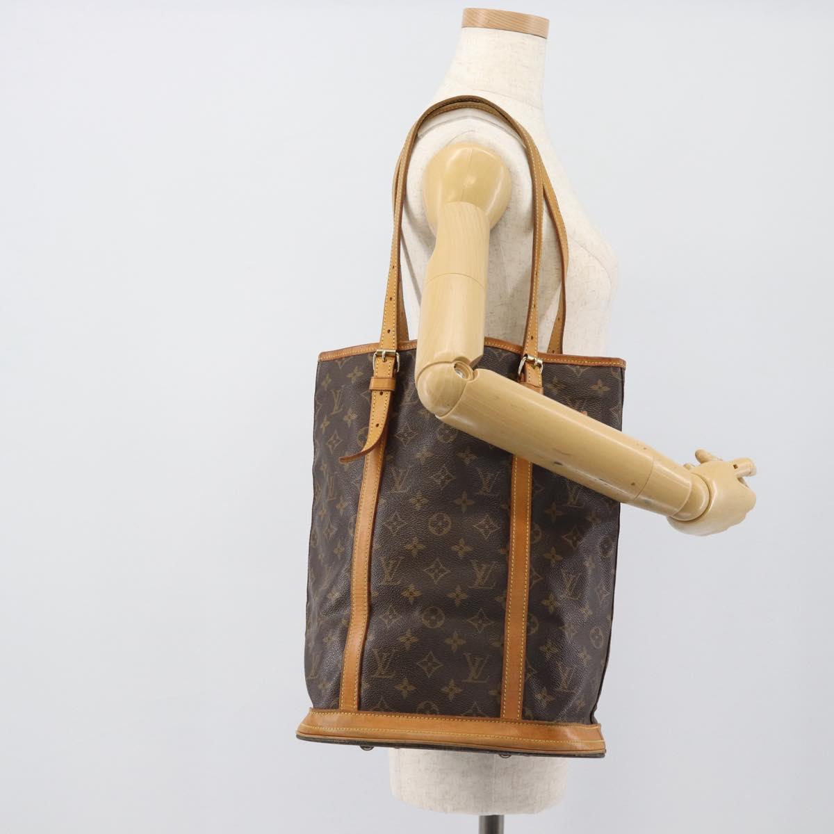 LOUIS VUITTON Monogram Bucket GM Shoulder Bag M42236 LV Auth 195072