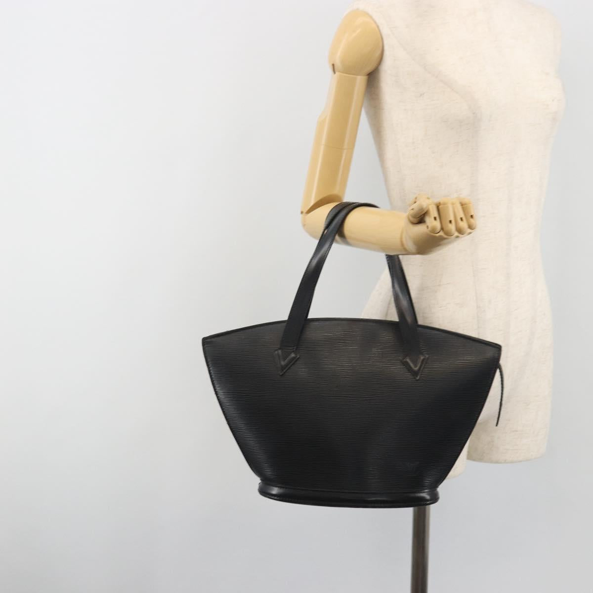 LOUIS VUITTON Epi Saint Jacques Shopping Bag Black M52272 LV Auth 195076