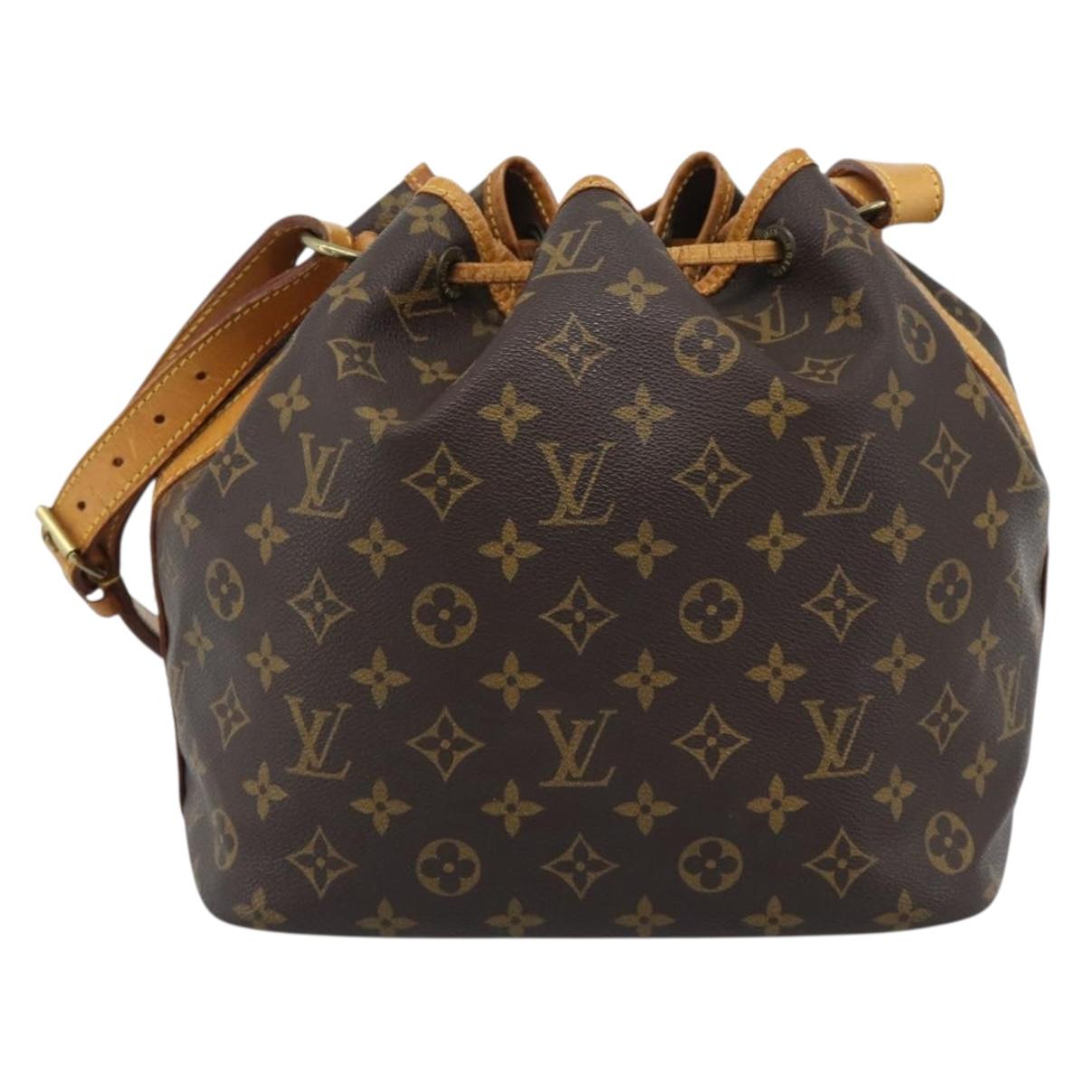 LOUIS VUITTON Monogram Petit Noe Shoulder Bag M42226 LV Auth 195084