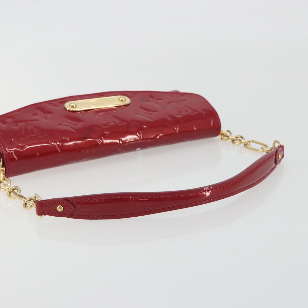 LOUIS VUITTON Monogram Vernis Sunset Bluebird Pomme D'amour M93543 Auth 195089