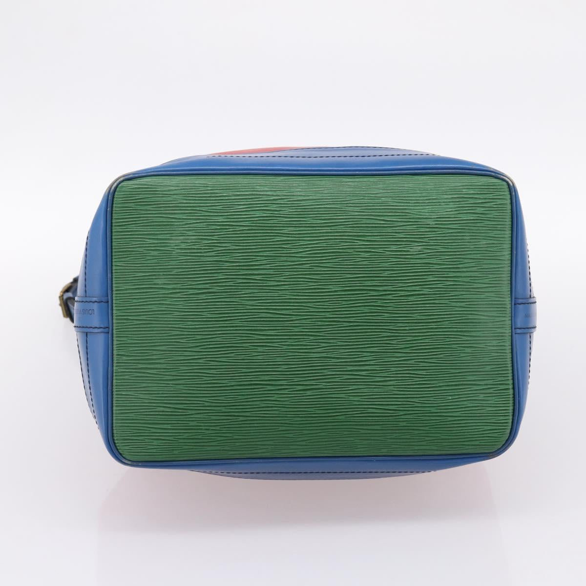 LOUIS VUITTON Epi Noe Shoulder Bag Tricolor Red Blue M44084 LV Auth 195096A